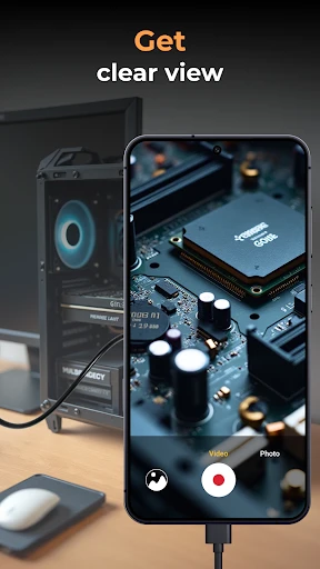 Endoskop kamera USB OTG screenshot