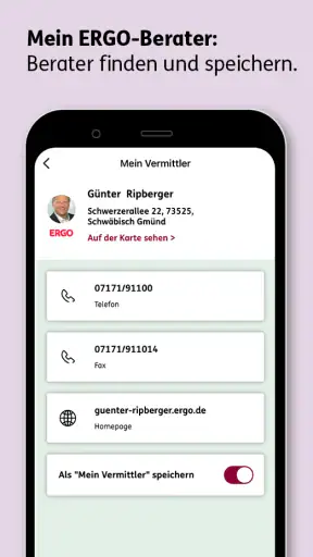 ERGO APP screenshot