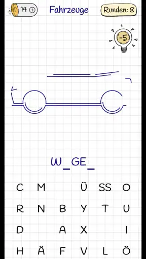 Errate das Wort (Hangman) screenshot