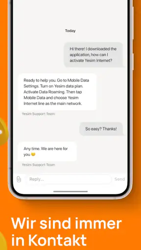 Yesim: eSIM Internet & Daten screenshot