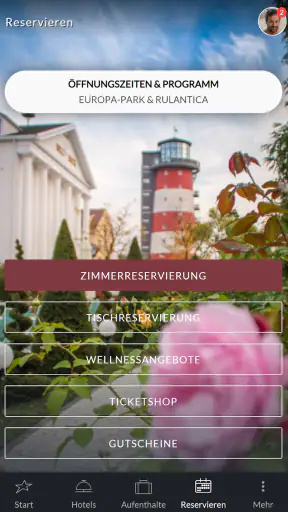Europa-Park Hotels screenshot
