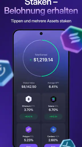 Exodus: Krypto-Bitcoin-Wallet screenshot