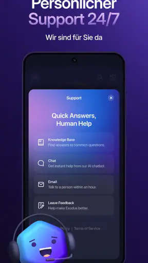 Exodus: Krypto-Bitcoin-Wallet screenshot