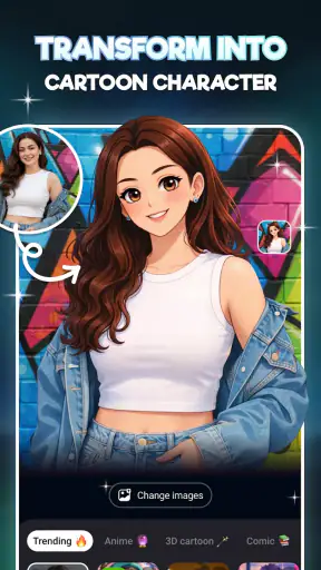 Face Change - AI Art Generator screenshot