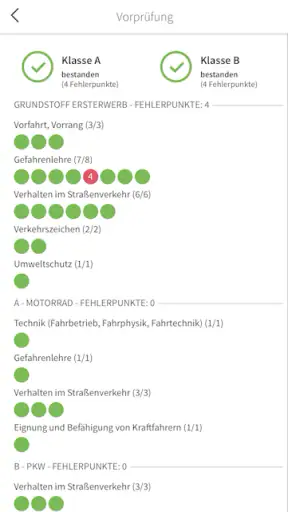 Fahrschulcard screenshot
