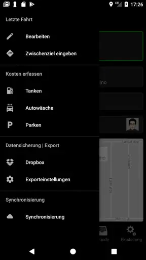 Fahrtenbuch screenshot
