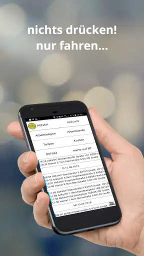 Fahrtenbuch GPS-Zeiterfassung screenshot