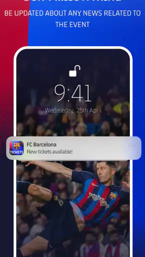 FC Barcelona Tickets screenshot