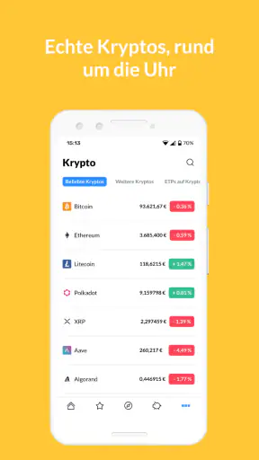 finanzen.net zero Aktien & ETF screenshot