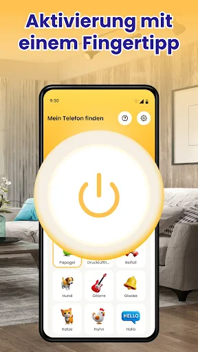 FindMe-Klatschen, Handy finden screenshot