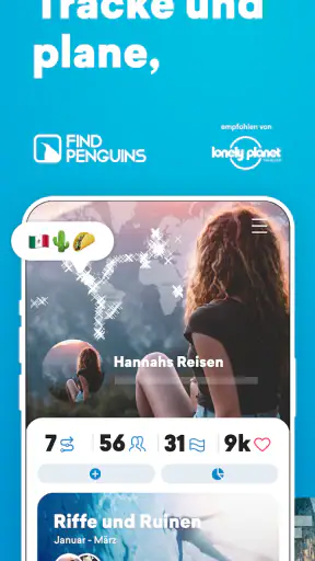 FindPenguins: Travel Tracker screenshot
