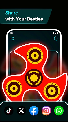 Fingerspinner: Glow Art Draw screenshot