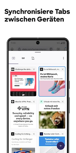 Firefox: internet browser screenshot