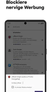 Firefox: internet browser screenshot