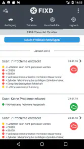 FIXD OBD2 Scanner screenshot