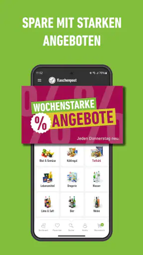 flaschenpost: Online einkaufen screenshot