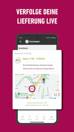 flaschenpost: Online einkaufen screenshot