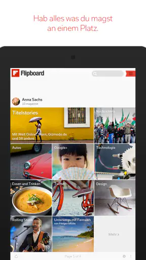 Flipboard screenshot