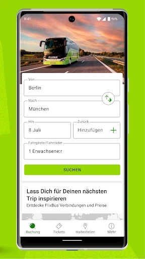 FlixBus & FlixTrain screenshot