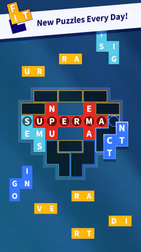 Flow Fit - Word Puzzle screenshot