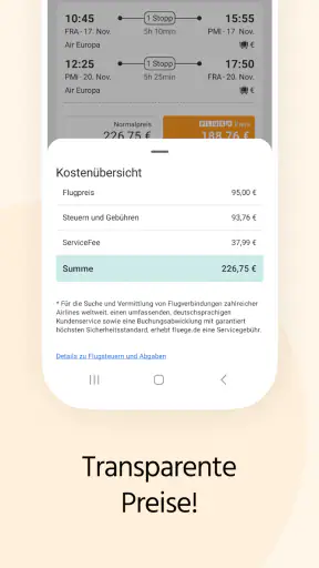 Fluege.de: günstige Flüge screenshot
