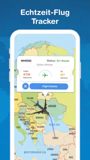 Flugverfolgung in Echtzeit screenshot