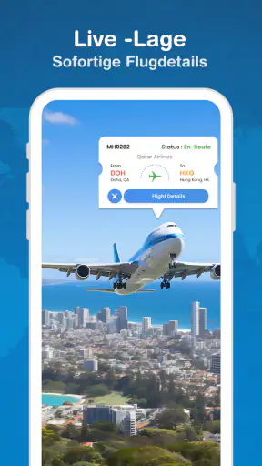 Flugverfolgung in Echtzeit screenshot