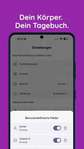FoodLog: Ernährungstagebuch screenshot