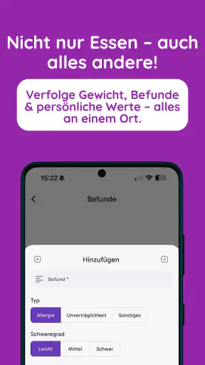 FoodLog: Ernährungstagebuch screenshot