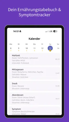 FoodLog: Ernährungstagebuch screenshot