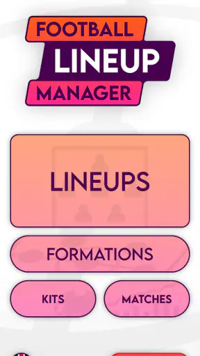 Football Lineup Manager screenshot