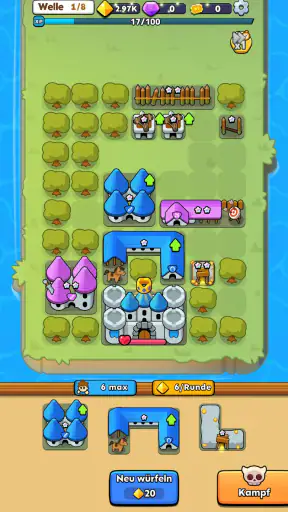 Fortress Merge: Puzzle Defense screenshot