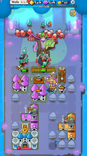 Fortress Merge: Puzzle Defense screenshot