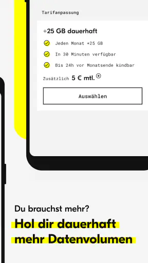 fraenk: Die Mobilfunk App screenshot