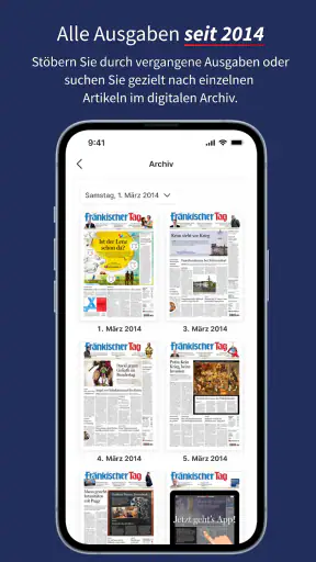 Fränkischer Tag E-Paper screenshot