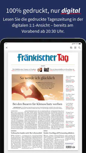 Fränkischer Tag E-Paper screenshot