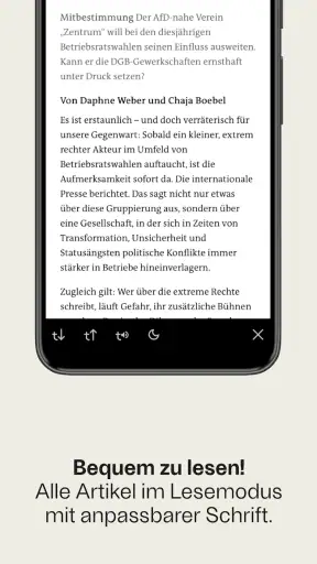 Freitag E-Paper screenshot