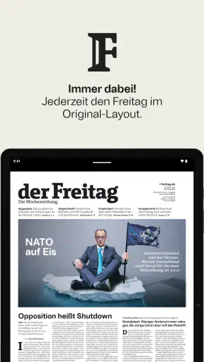 Freitag E-Paper screenshot