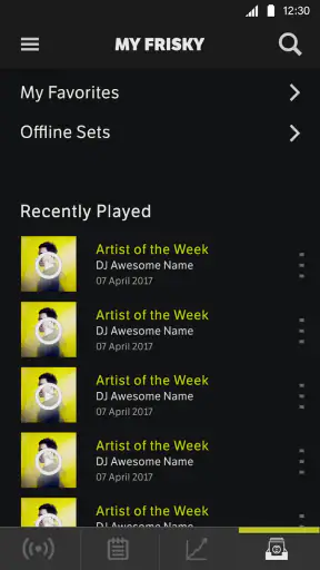 FRISKY: Electronic Music screenshot