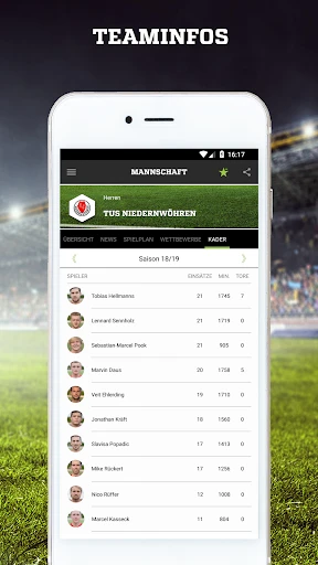 FUSSBALL.DE screenshot