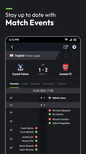 Futbol24 Fußball Livescore App screenshot