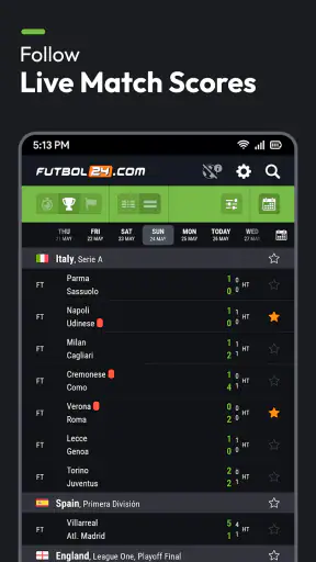 Futbol24 Fußball Livescore App screenshot