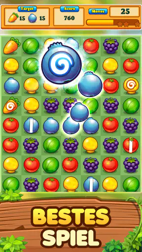 Garten Match 3 Puzzlespiel screenshot