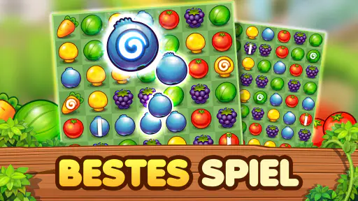 Garten Match 3 Puzzlespiel screenshot