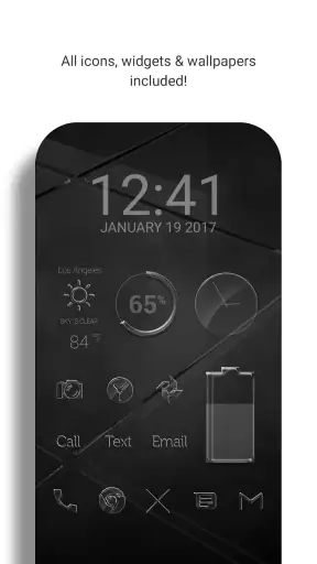 Glass Pack Pro - Icon Pack screenshot
