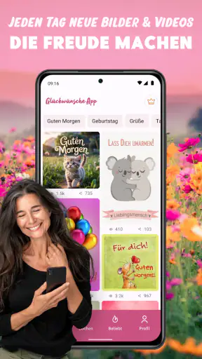 Glückwünsche & Geburtstags App screenshot
