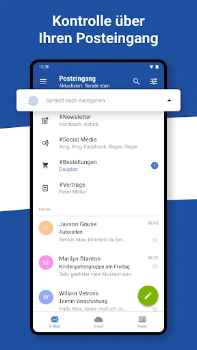GMX - Mail, Cloud & News screenshot