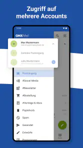 GMX - Mail, Cloud & News screenshot