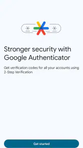 Google Authenticator screenshot