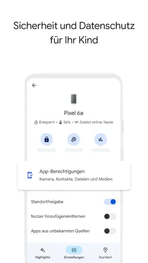 Google Family Link screenshot